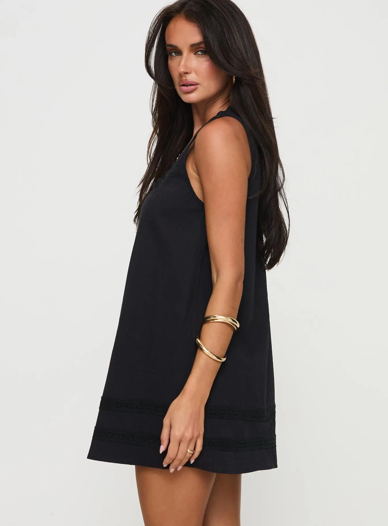 Alanah Mini Dress Black Tall