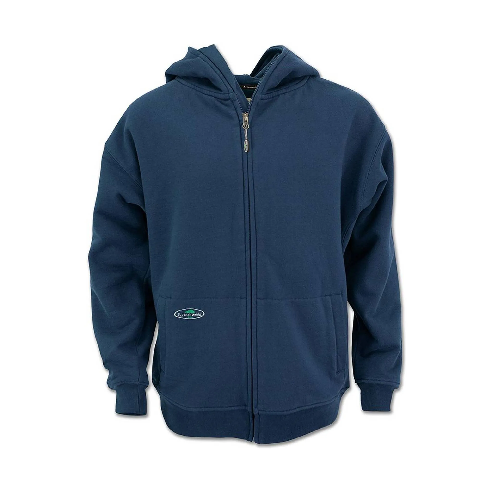 Arborwear Men's Double Thick Full Zip Sweatshirt - Navy