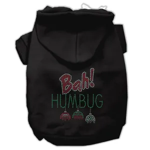 Bah Humbug Rhinestone Hoodies Black Xxxl(20)