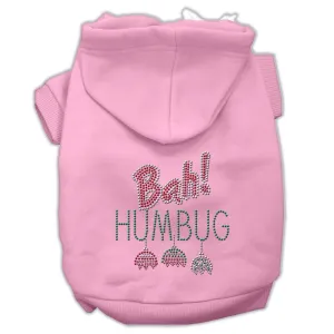 Bah Humbug Rhinestone Hoodies Pink XL (16)