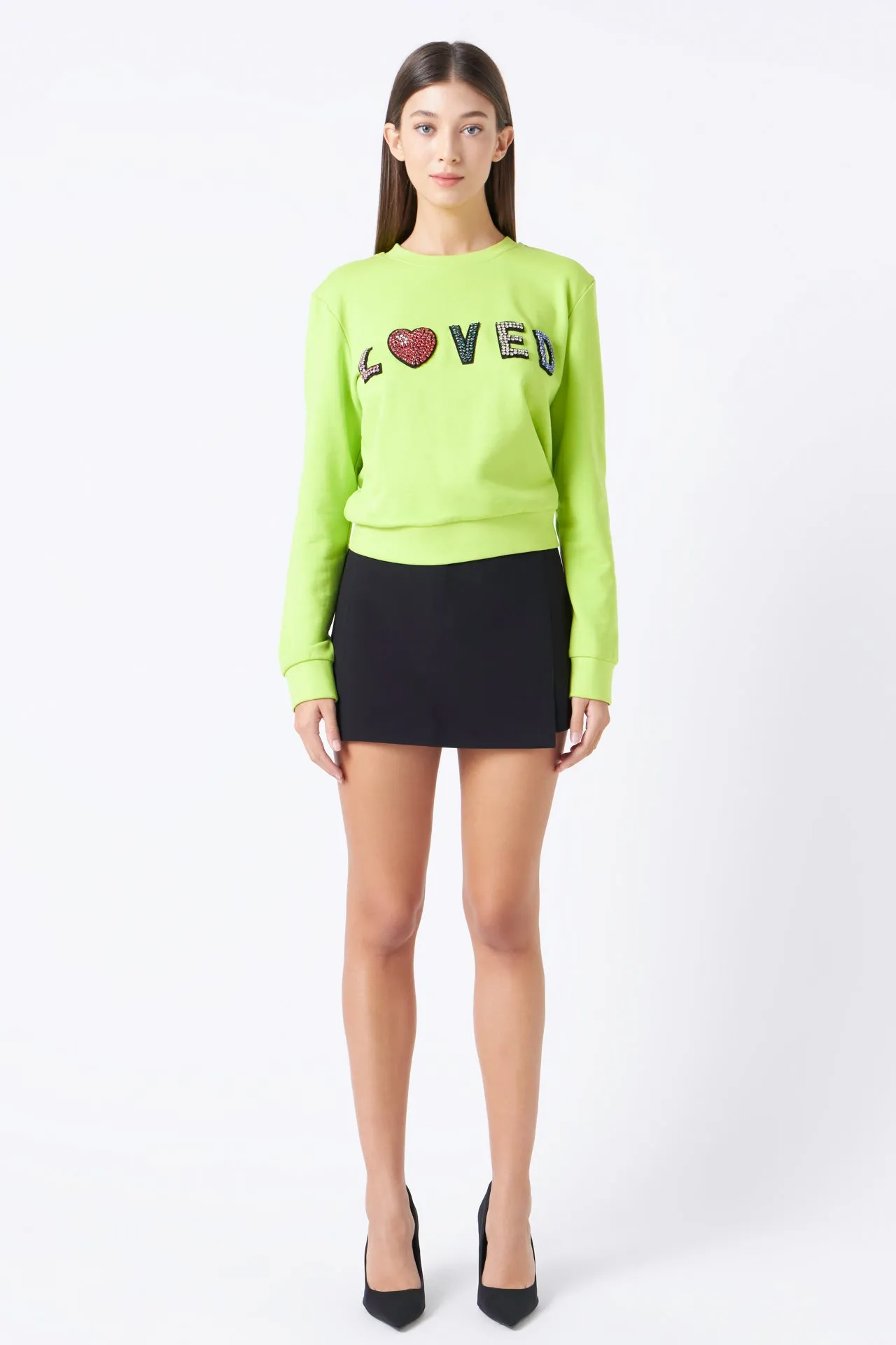 Beaded Loved Sweatshirt