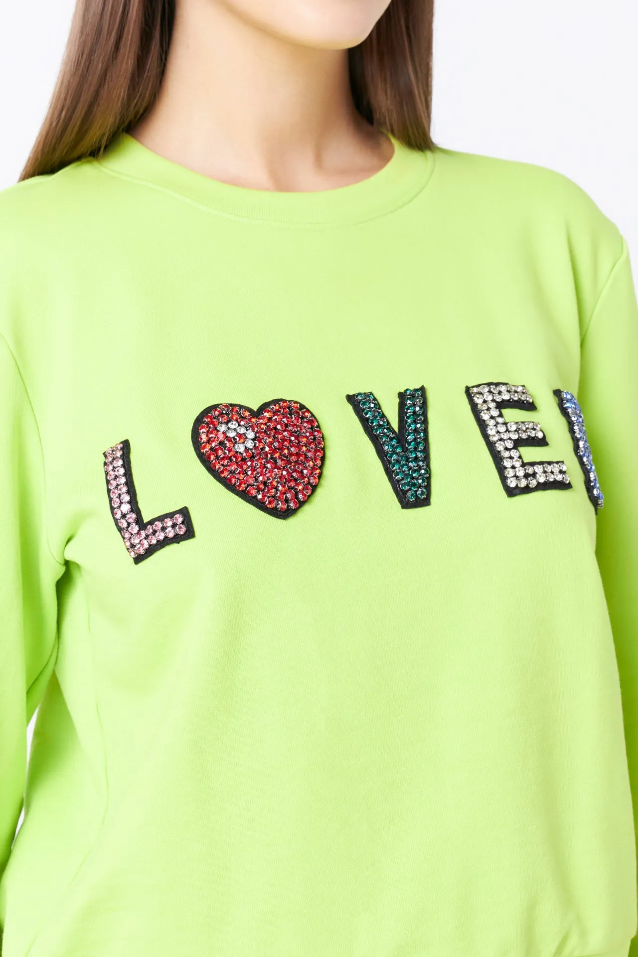 Beaded Loved Sweatshirt