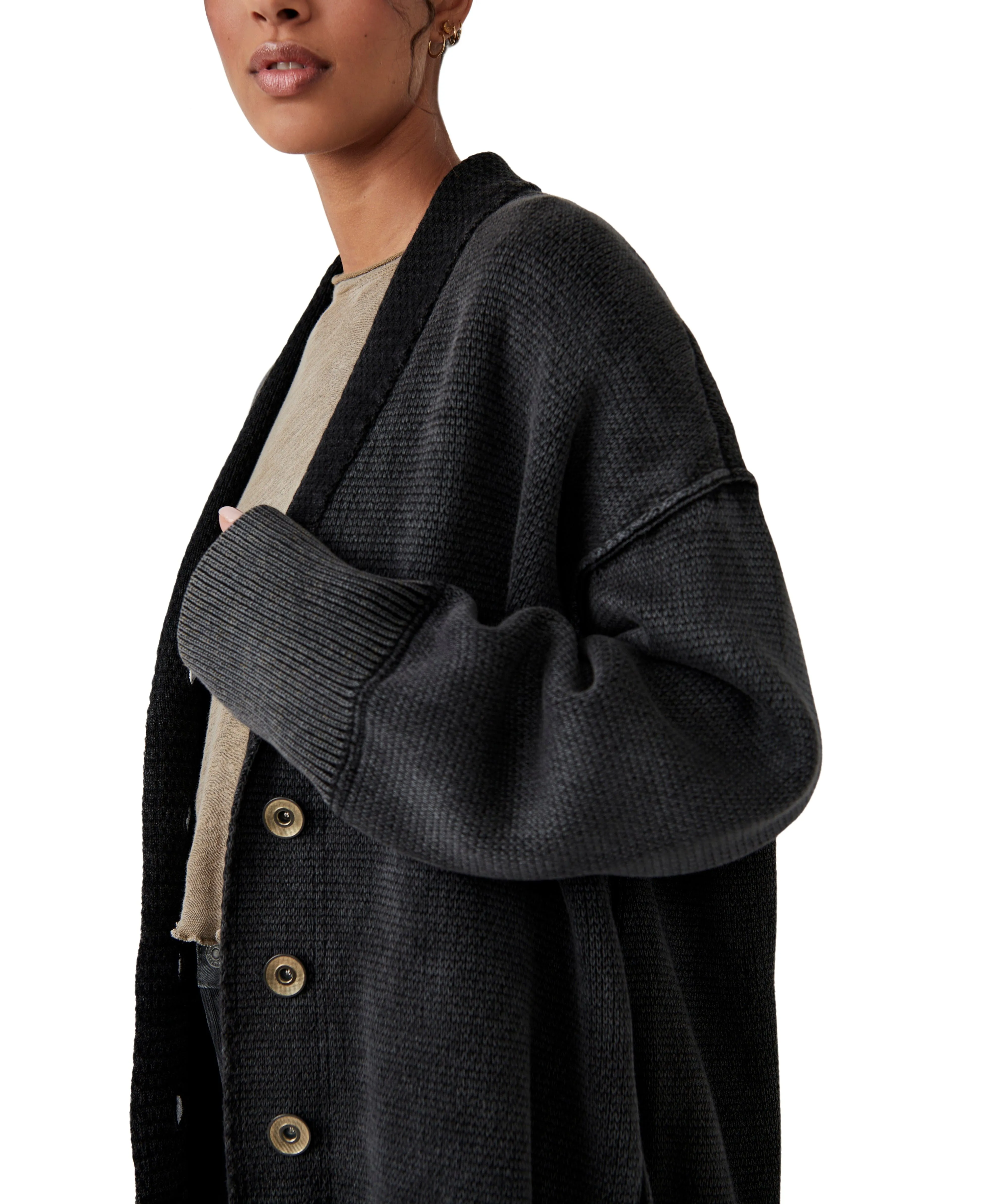 Chamomile Cardi | Washed Black