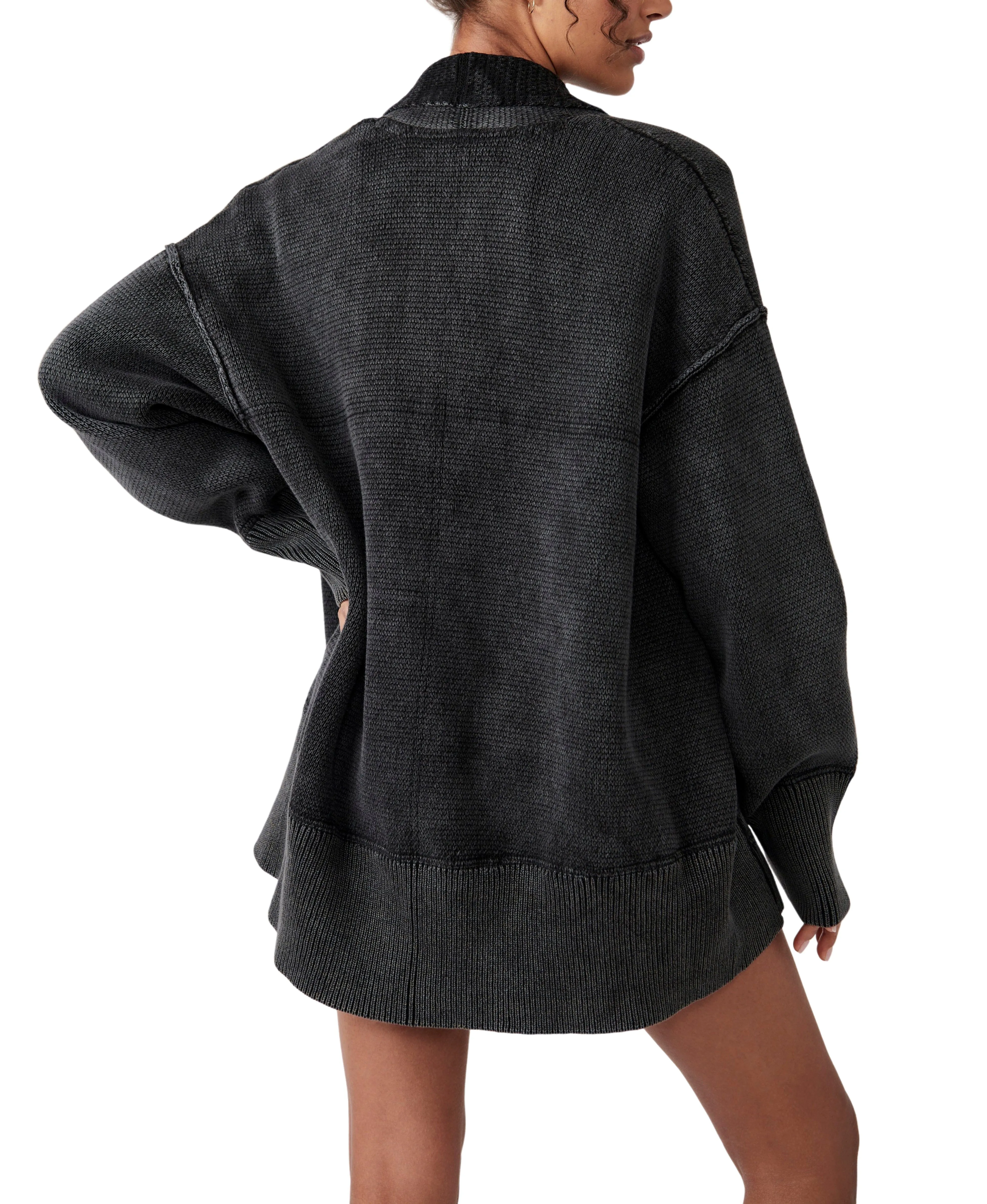 Chamomile Cardi | Washed Black