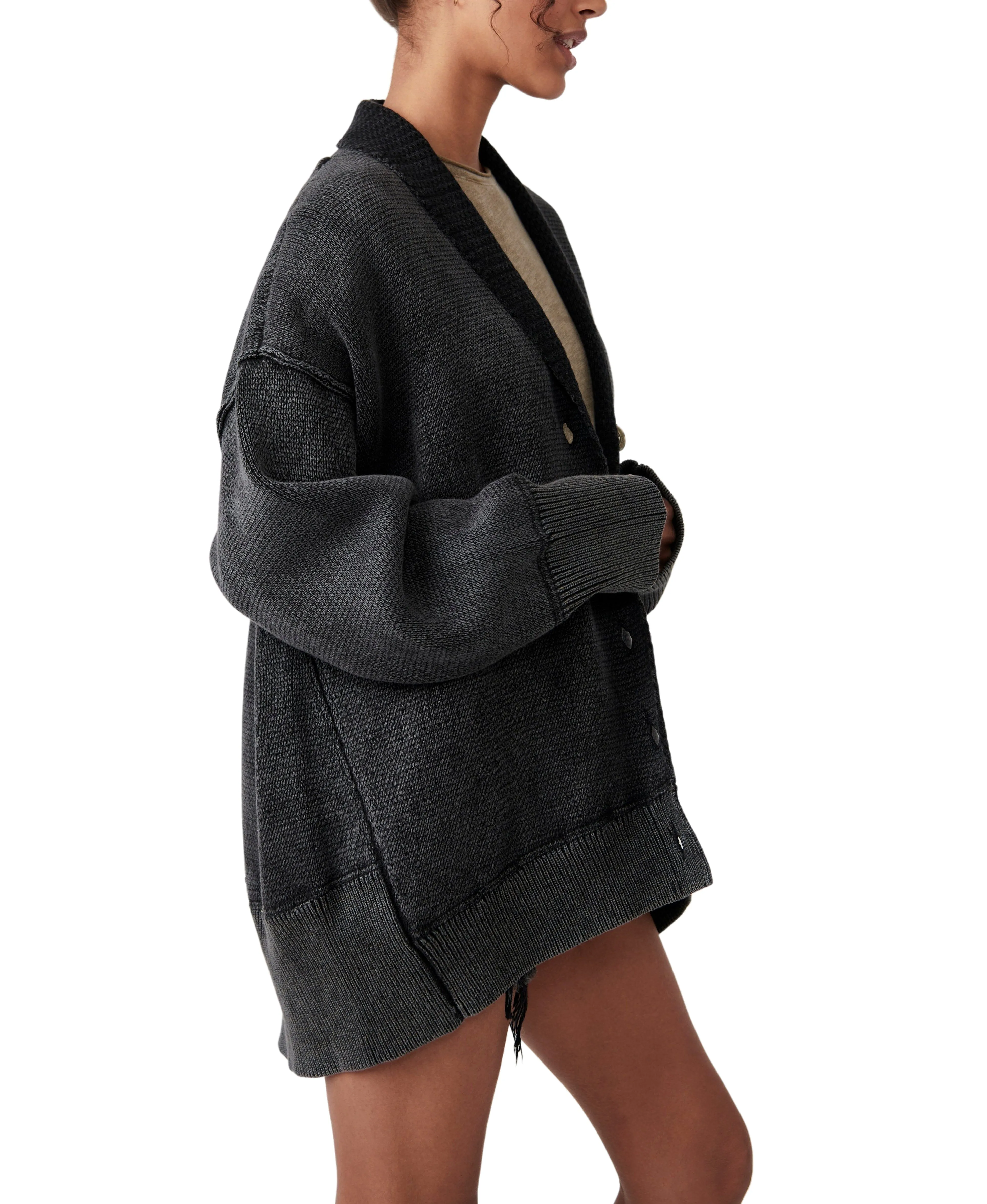 Chamomile Cardi | Washed Black