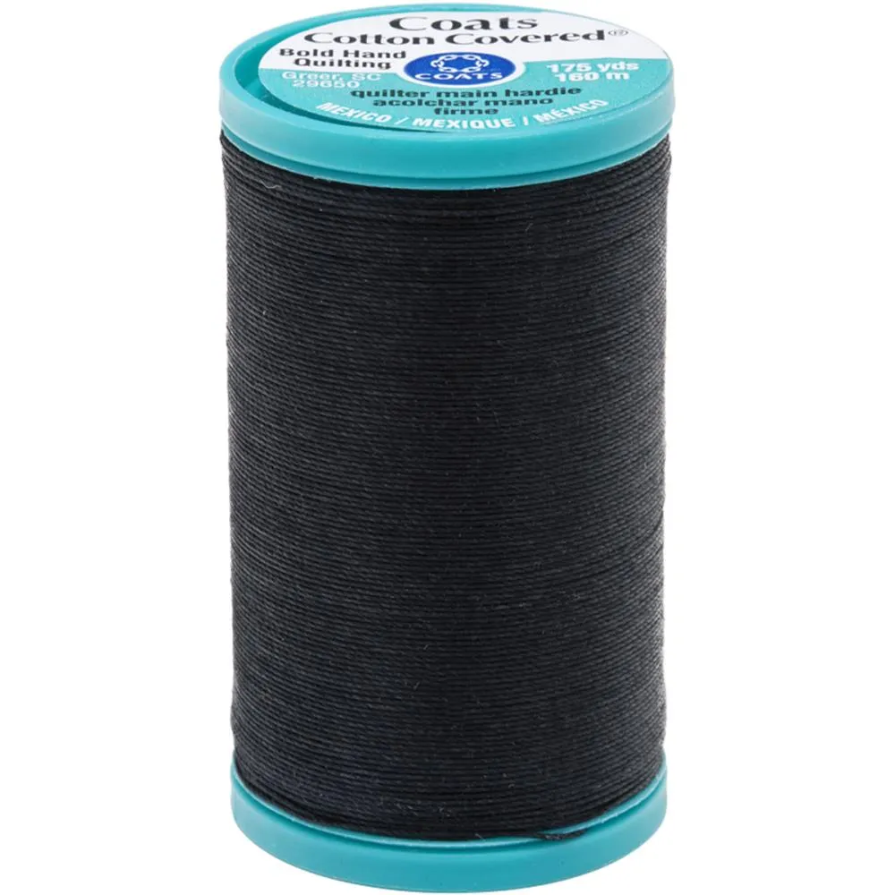 Coats - Bold Hand Quilting Thread 175yd - Black*