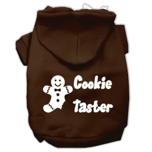 Cookie Taster Screen Print Pet Hoodies Brown Size XL (16)