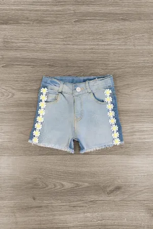 Daisy Denim Shorts