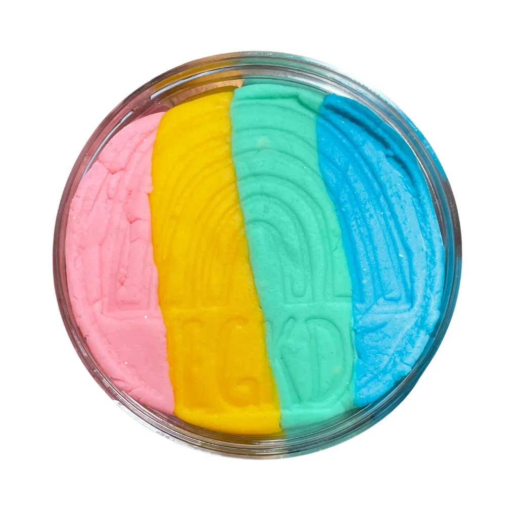 egkd Rainbow (Rainbow Sherbet) Kiddough 8oz Tub