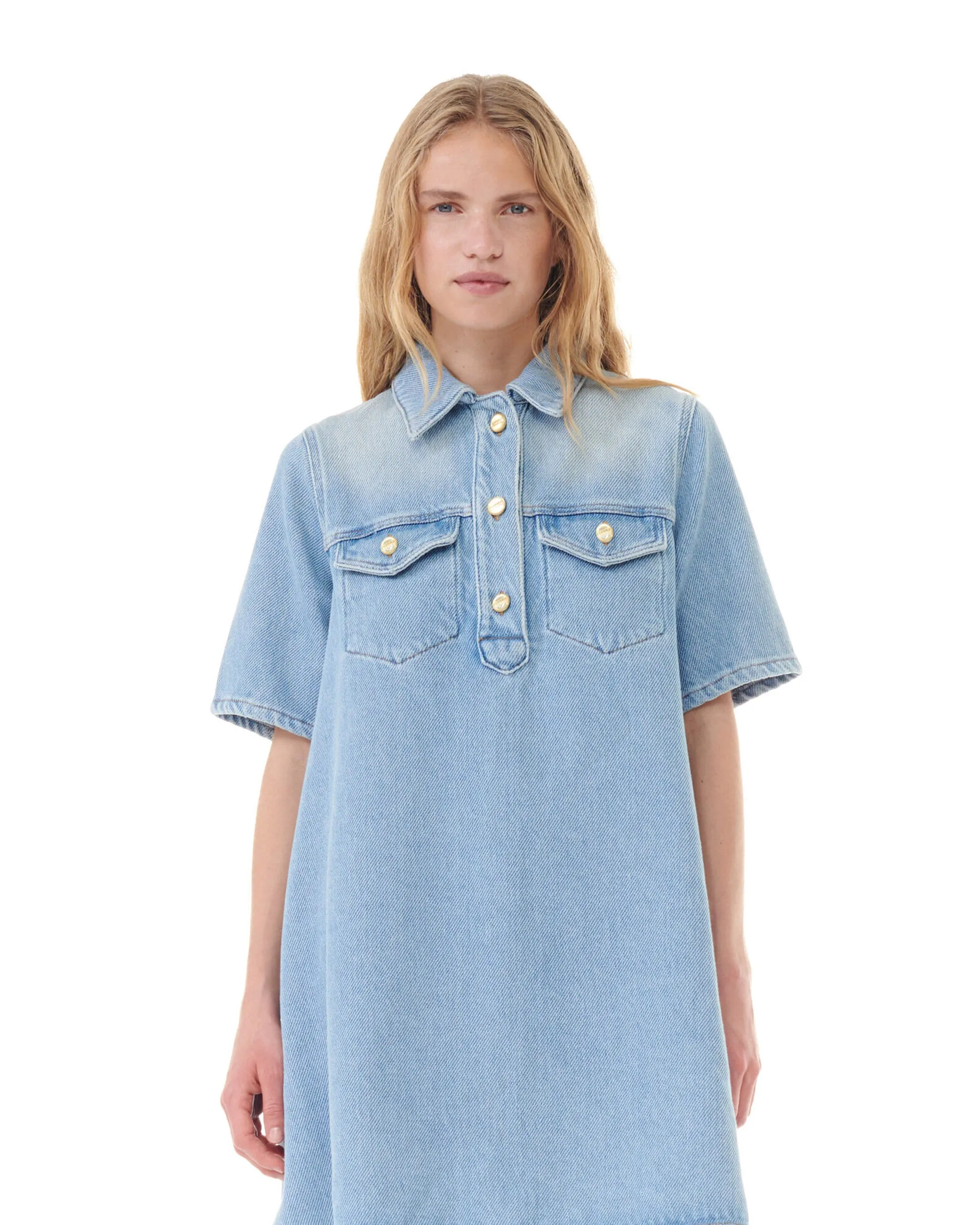 Heavy Denim Mini Dress