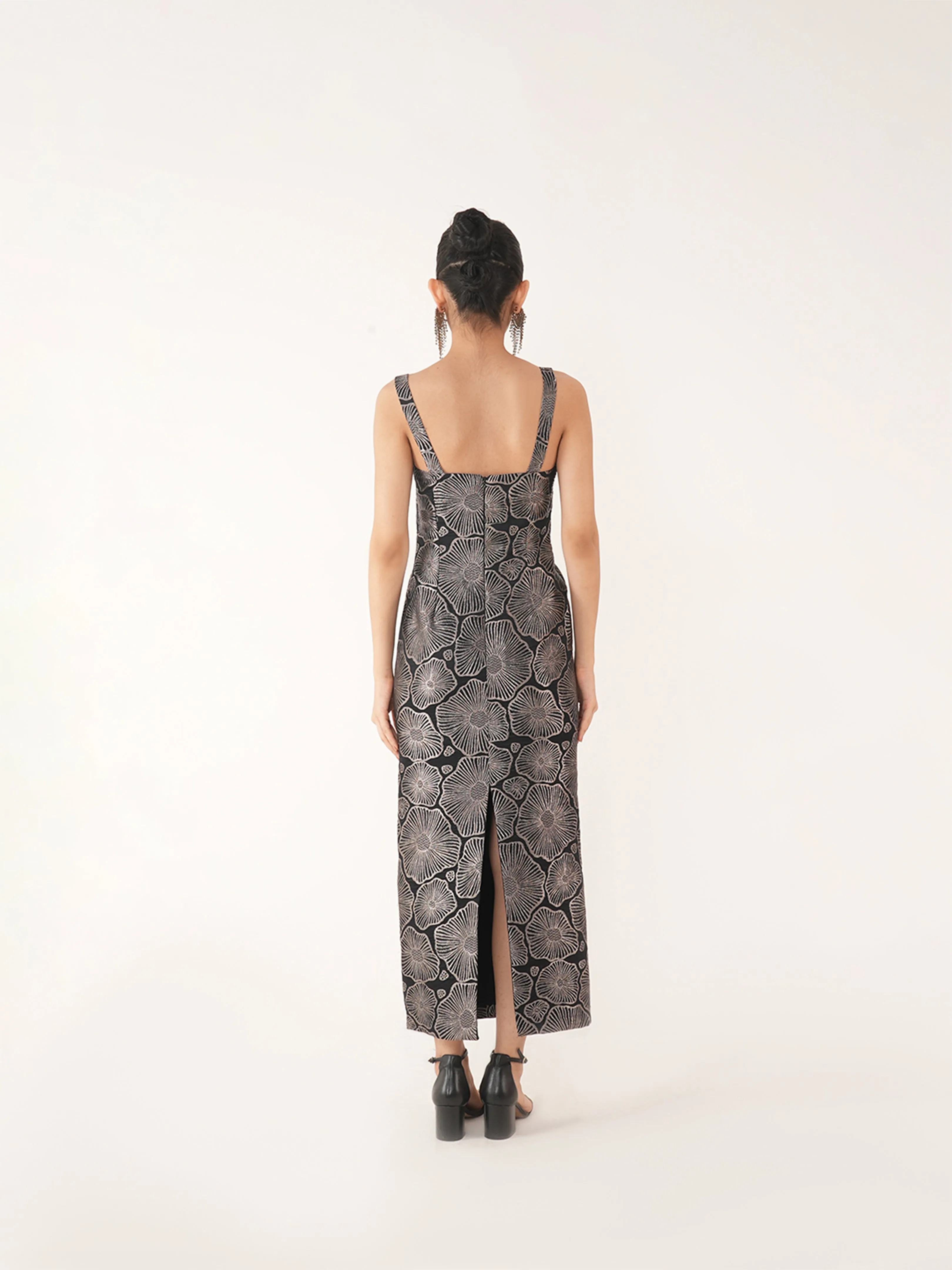 Kaizen Black Silk Dress