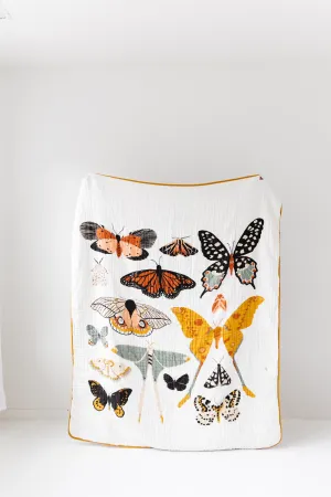 Large Butterfly Collector Throw Blanket