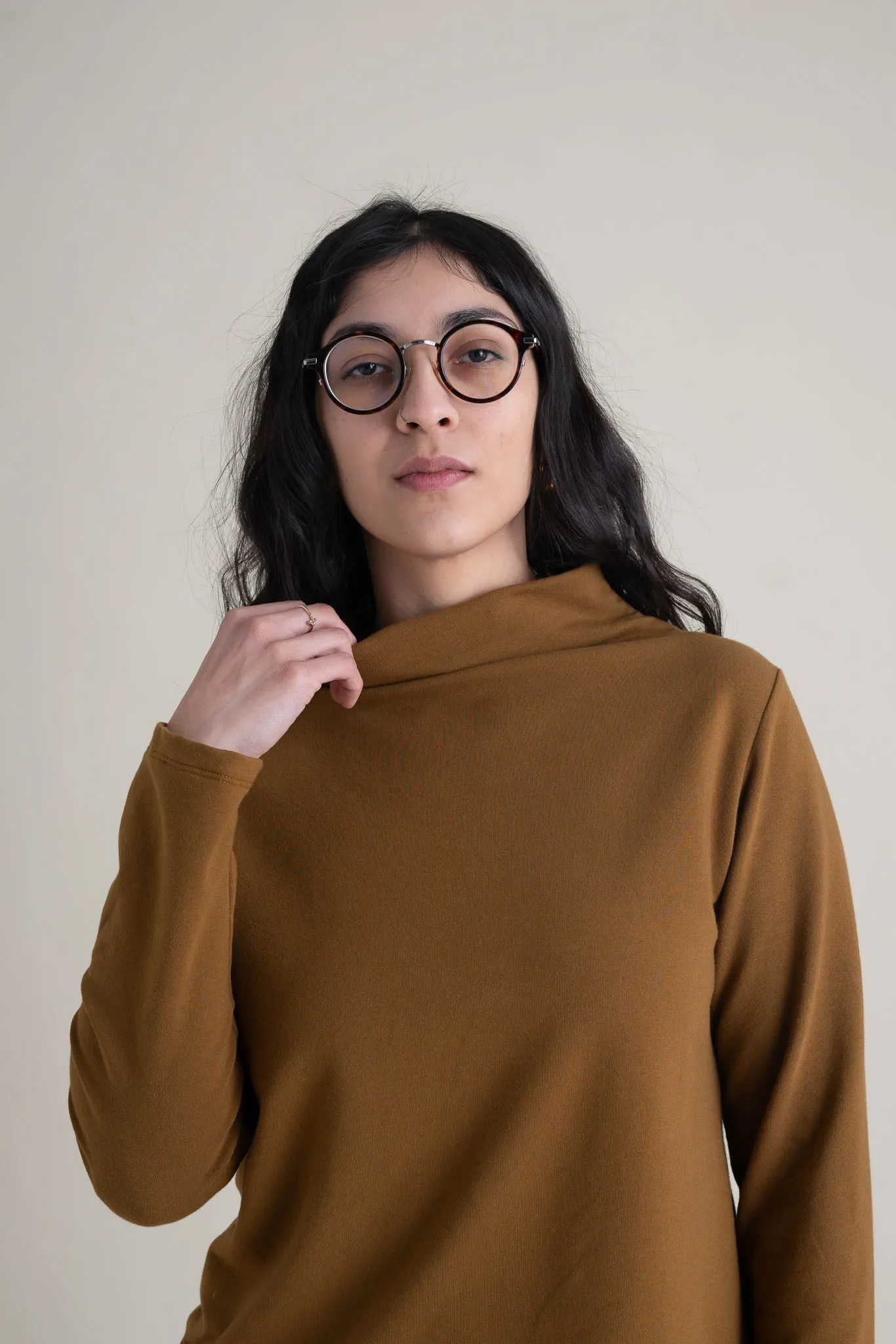 Lillie Top in Almond