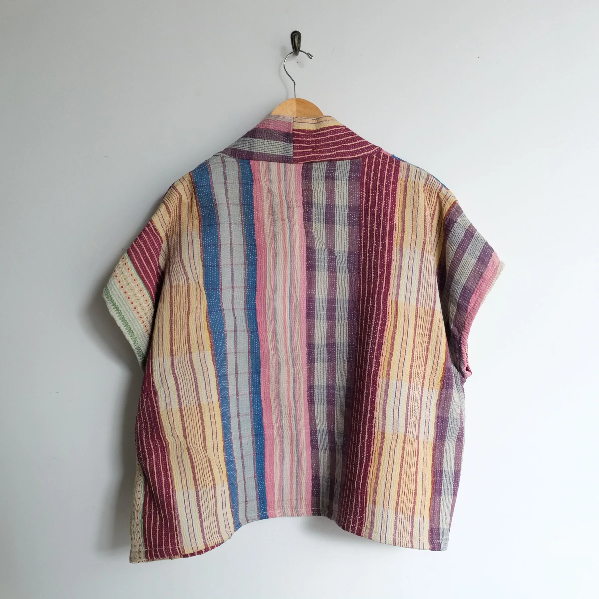 M Multi Purple Stripes Anoushka Jacket SS031