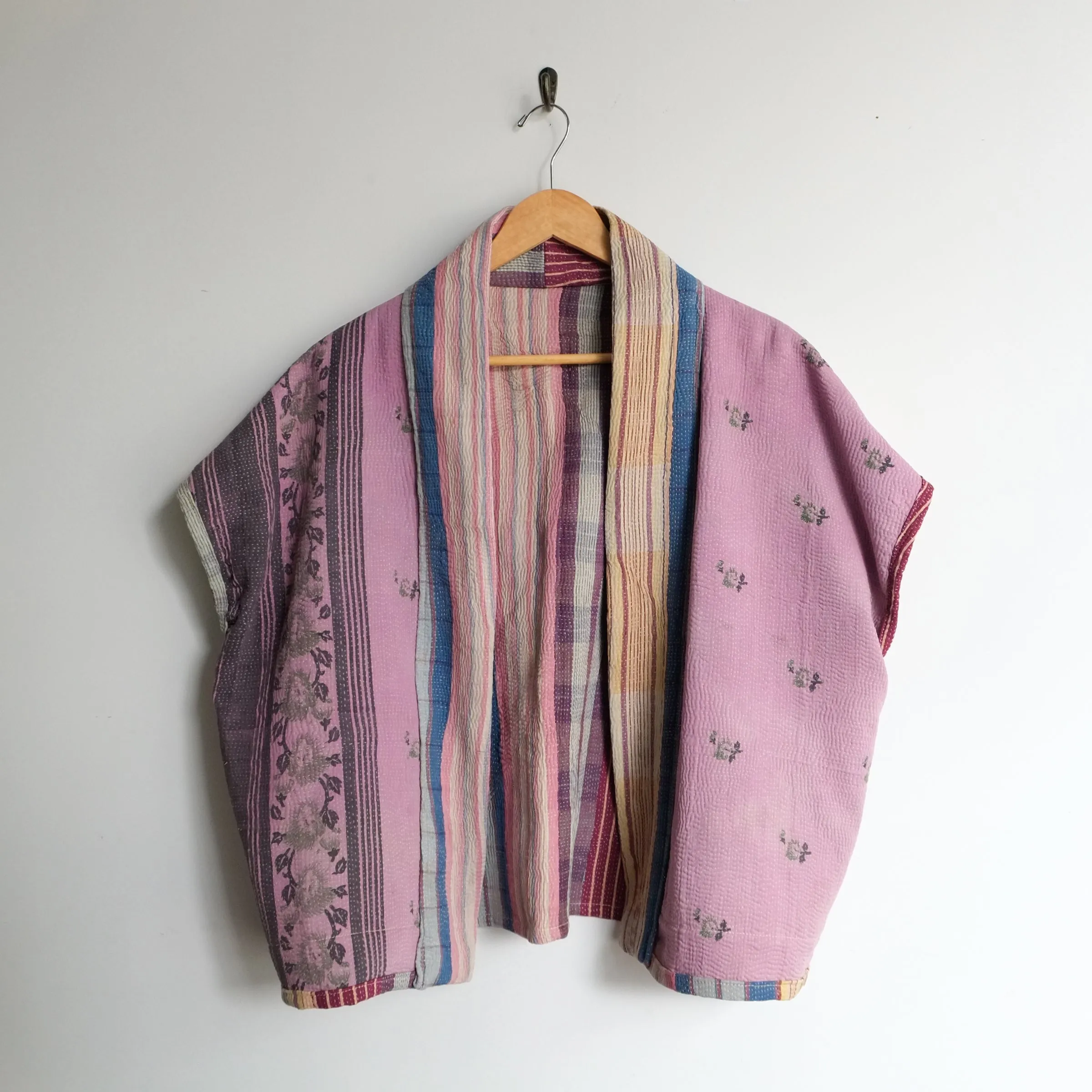 M Multi Purple Stripes Anoushka Jacket SS031