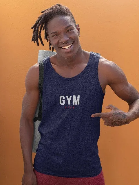 Mens Vest Tops  'Gym Life' Design