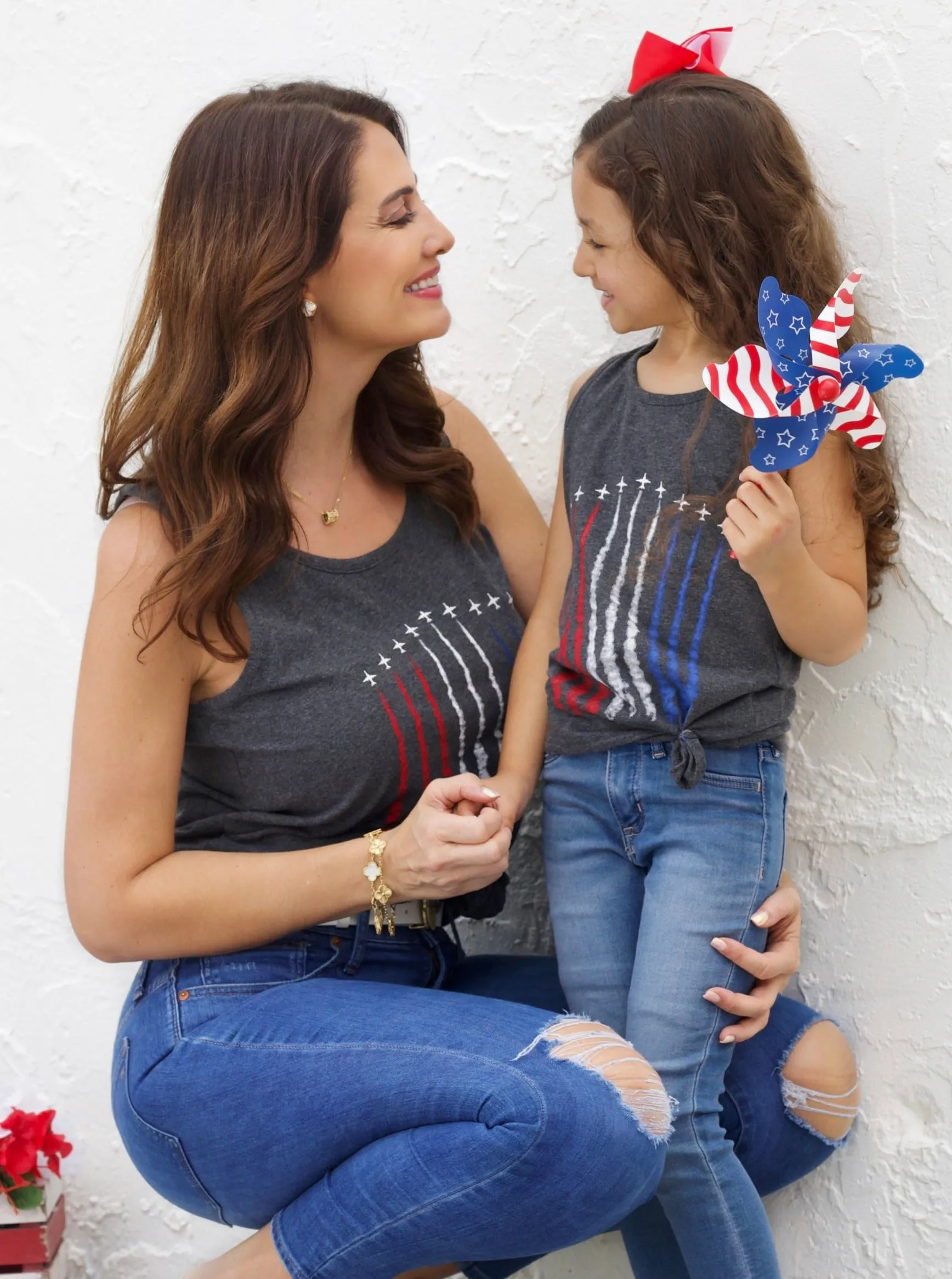 Mommy and Me Cool Air Show Tank Top