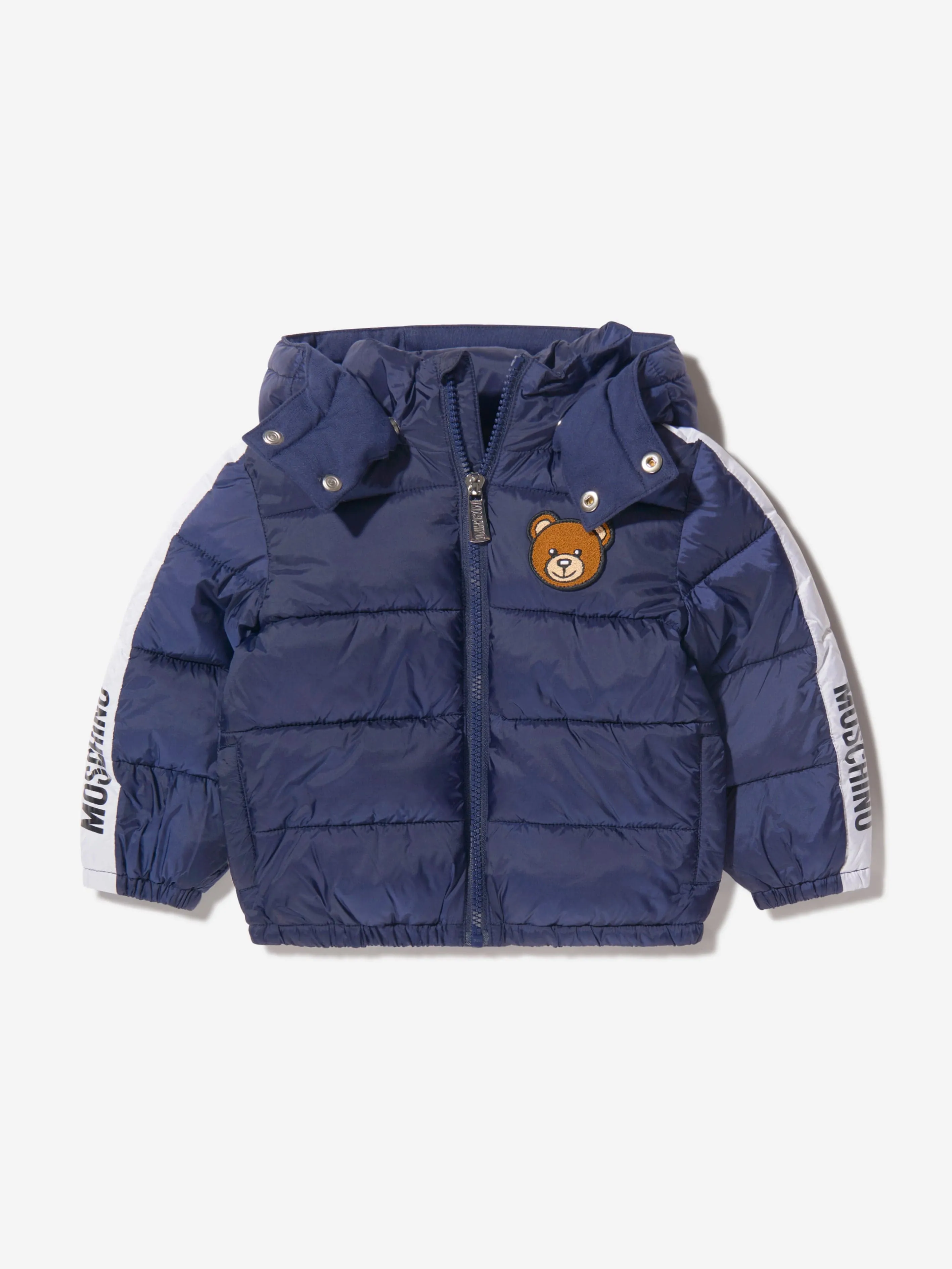 Moschino Baby Logo Trim Padded Jacket