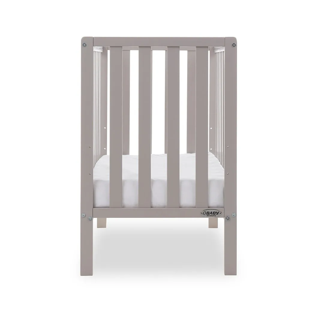 Obaby Bantam Space Saver Cot (Warm Grey)