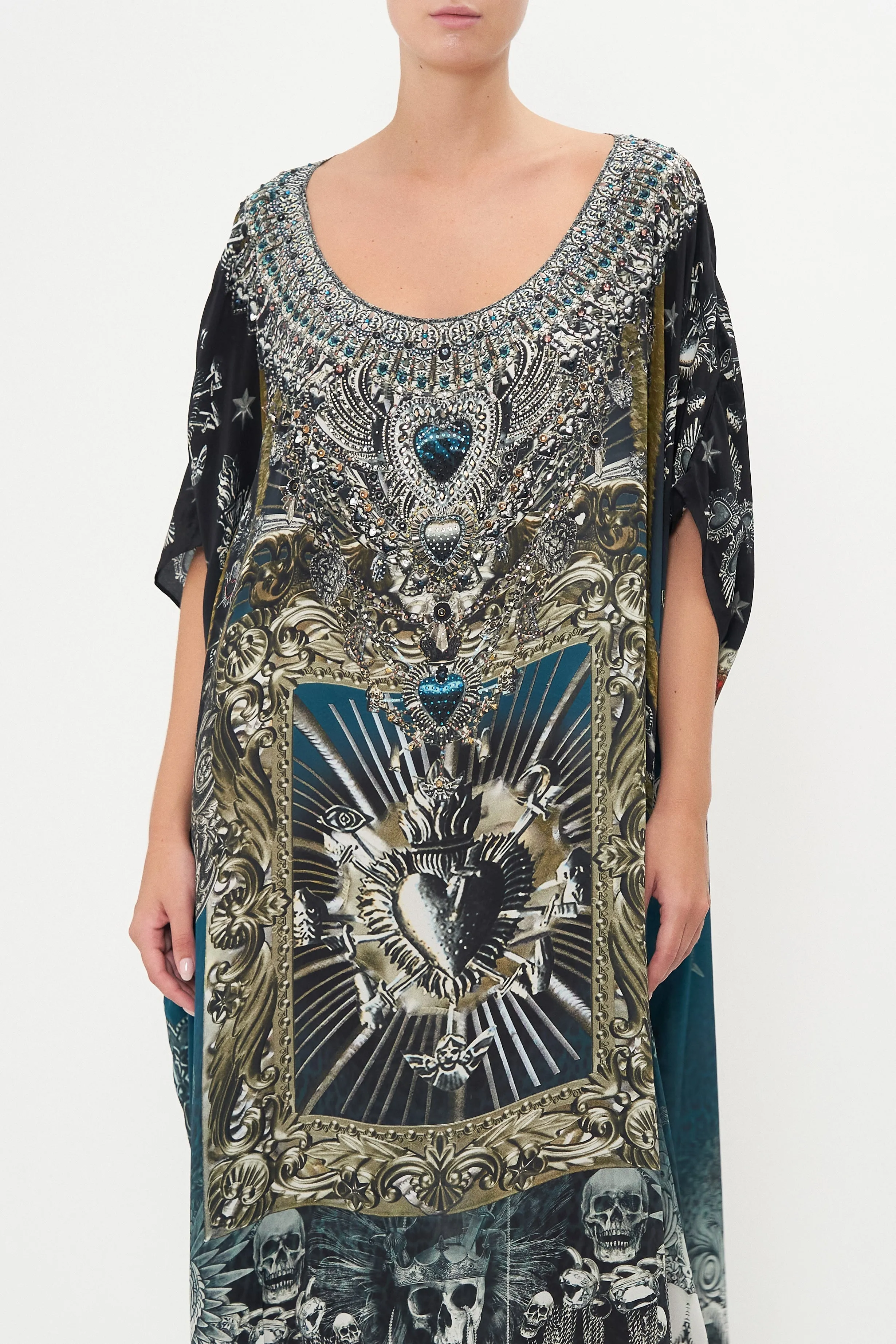 ROUND NECK KAFTAN ANIMAL ANARCHY