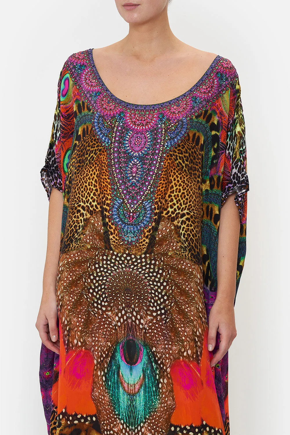 ROUND NECK KAFTAN XANADU RISING