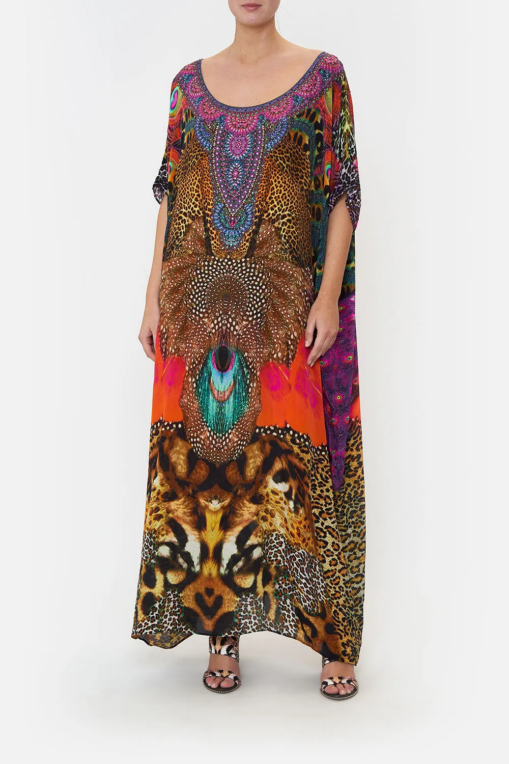 ROUND NECK KAFTAN XANADU RISING