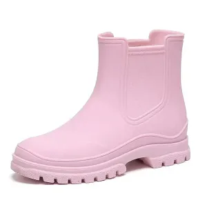 Sonson Waterproof colorful Chelsea Chunky boots