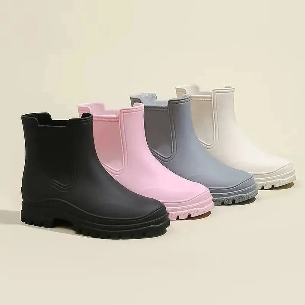 Sonson Waterproof colorful Chelsea Chunky boots