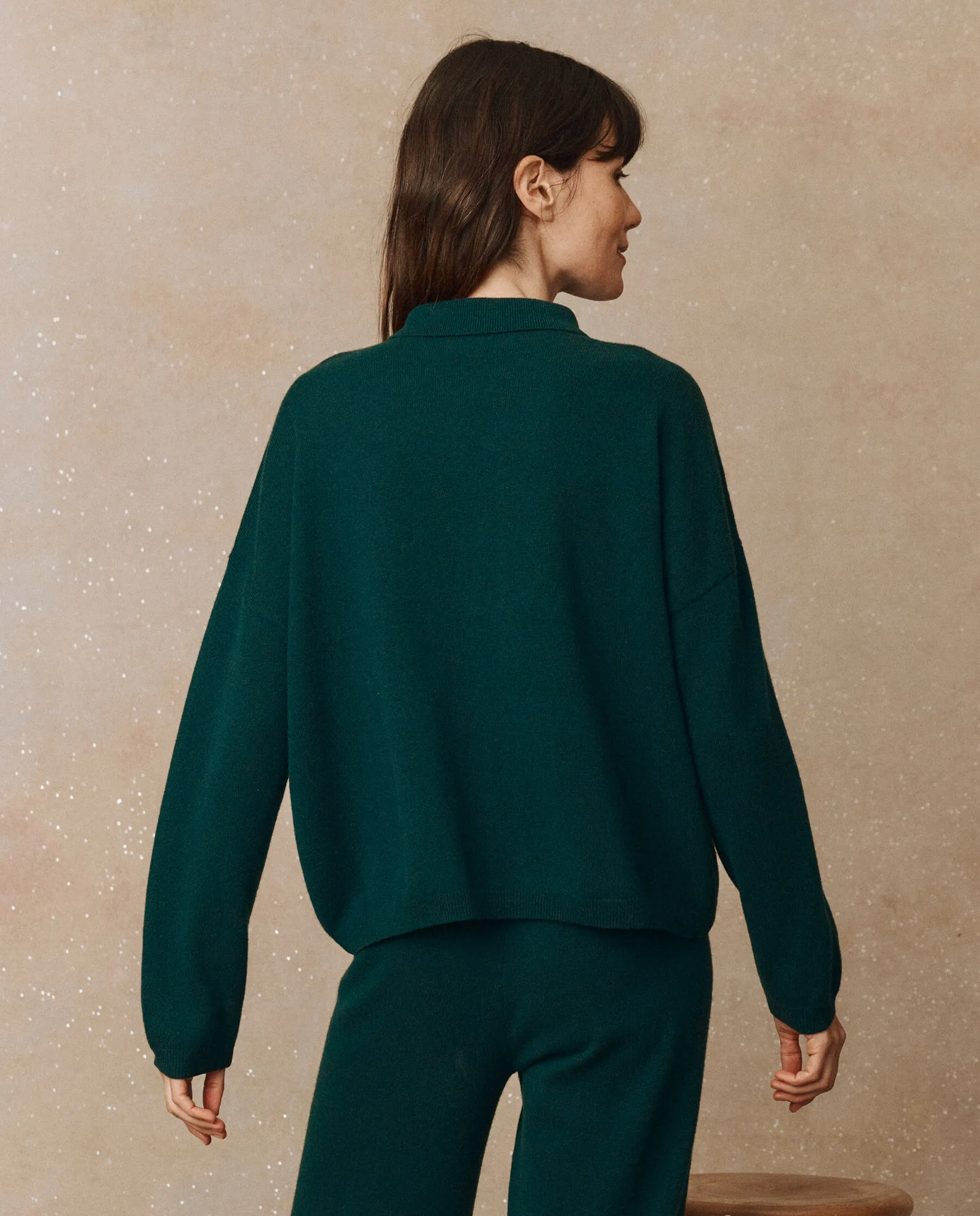 The Cashmere Polo Sweater. -- Alpine