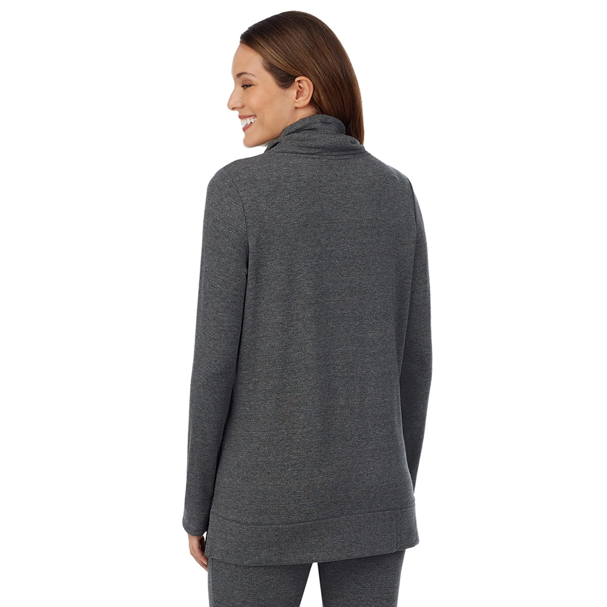 Ultra Cozy Maternity Long Sleeve Funnel Neck Tunic