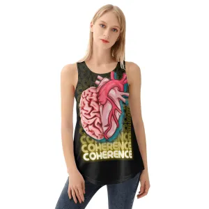 Womens All Over Print Loose Tank Tops